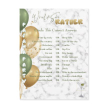 Ducha nupcial. Juegos Fiestas de Pajama