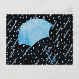 POSTAL DUCHAS DE AMOR AZULES DE SHARON SHARPE