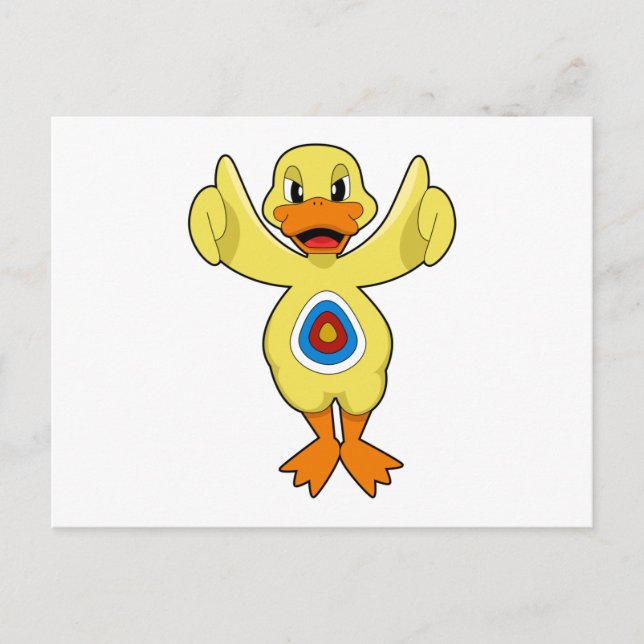 Postal Duck Darts Bullseye (Anverso)