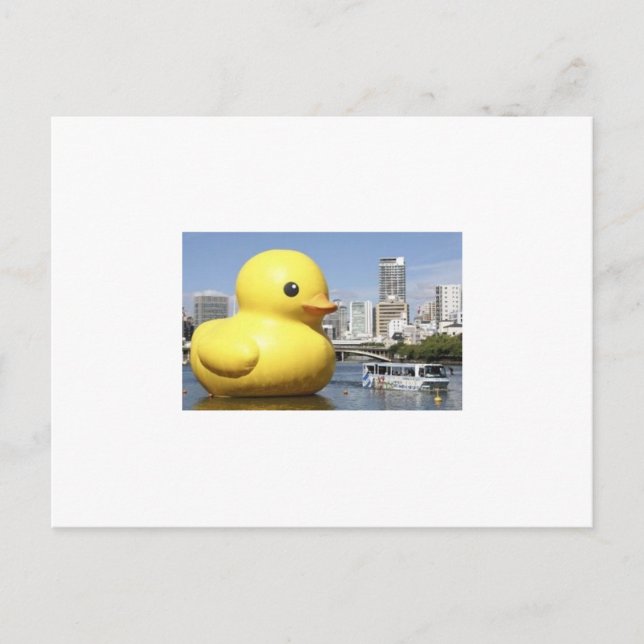 postal ducky de goma gigante (Anverso)