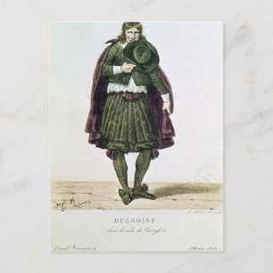 Postal Ducroisy en el papel de título de Tartufo