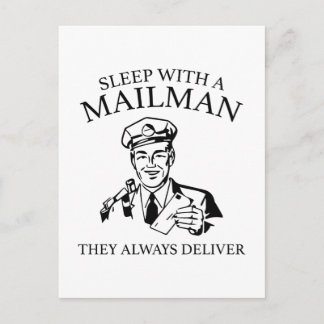 Postal Duerme Con Un Mailman. Siempre Lo Entregan.