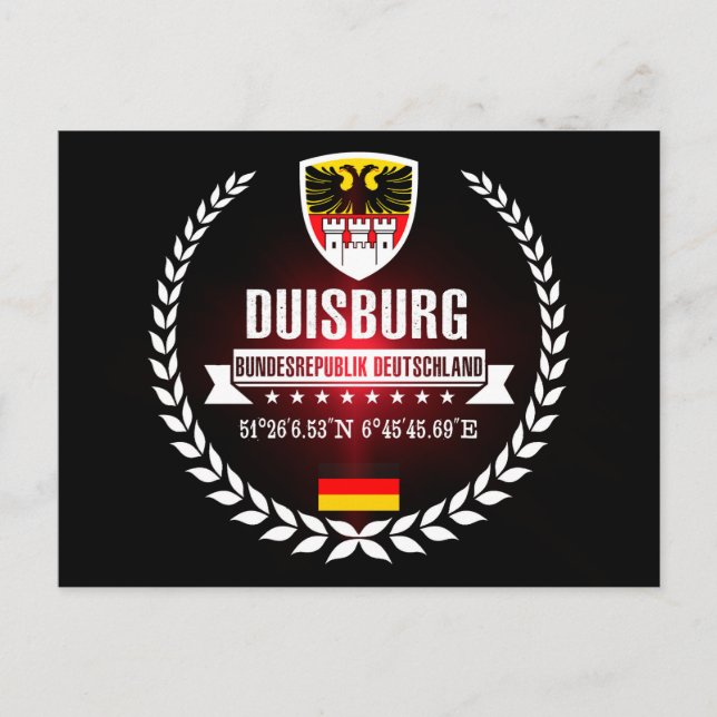 Postal Duisburg (Anverso)