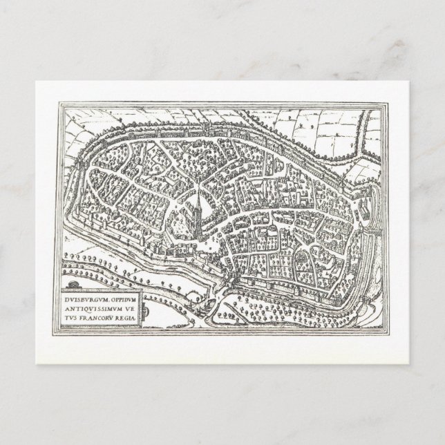 Postal Duisburgo: 1666 (Anverso)