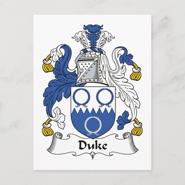 Postal Duke Family Crest (Anverso)