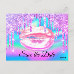 Postal Dulce 16ª Ducha Bridal Quinceanera Rosa Girly