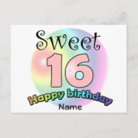 Dulce 16 (con nombre)