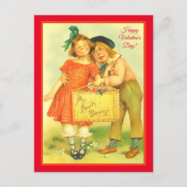 Postal Dulce Chica y dulce feliz día de San Valentín
