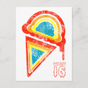 Postal dulce dieciséis helado dripz