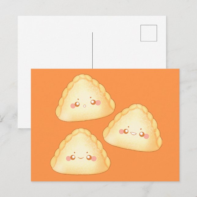 Postal Dulce Empanadas De Leche (Anverso / Reverso)