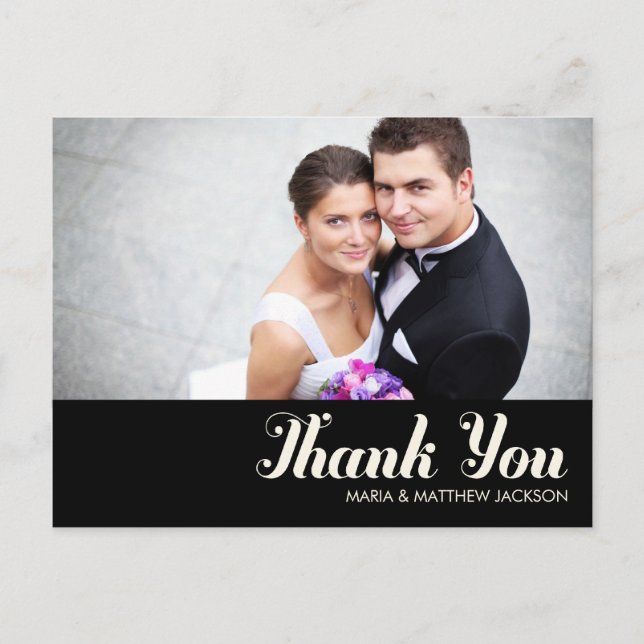 POSTAL DULCE GRACIAS | BODA POSTCARD (Anverso)