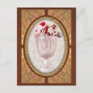 Postal Dulce - Helado crema - helado sundae
