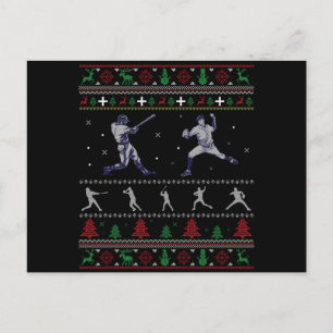 Postal Dulce Navidades feos del baloncesto estadounidense