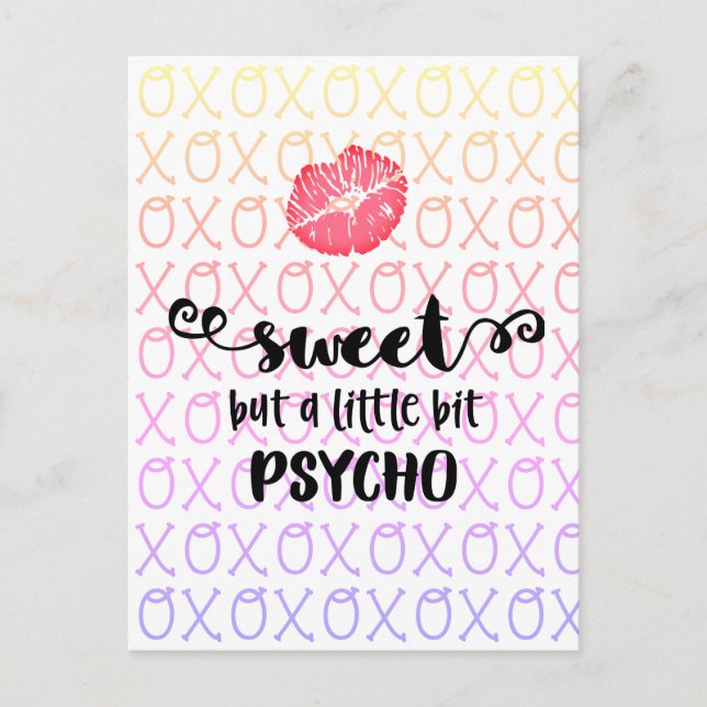 Postal Dulce pero... (Anverso)