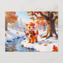 Postal Dulce personaje del zodiaco Sagitario en 3D