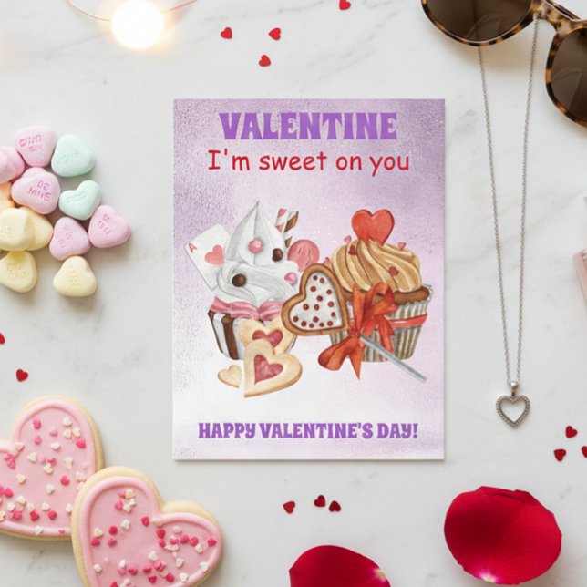 Postal Dulce sobre usted el día de San Valentín del paste (Subido por el creador)