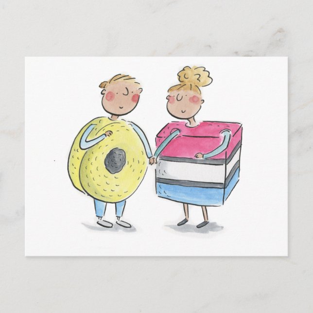 Postal Dulces (Anverso)