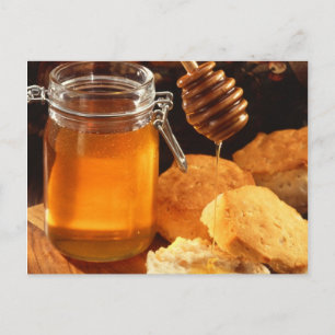 Postal Dulces dulces de la comida de miel pegajosos