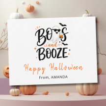 Dulces fantasmas, sustos y bebidas Halloween