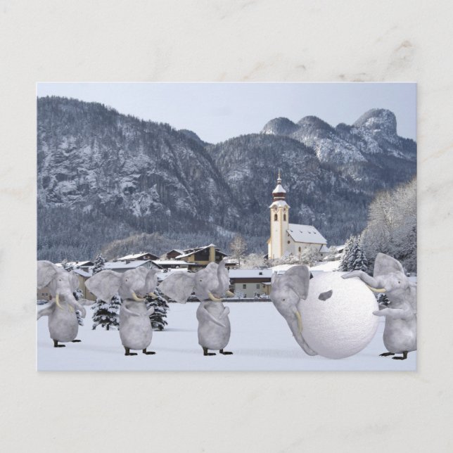 Postal Dulces Pengfants (Anverso)