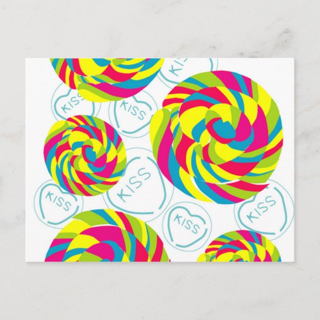 Postal dulces retro (Anverso)