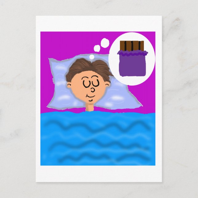 Postal Dulces sueños (Anverso)