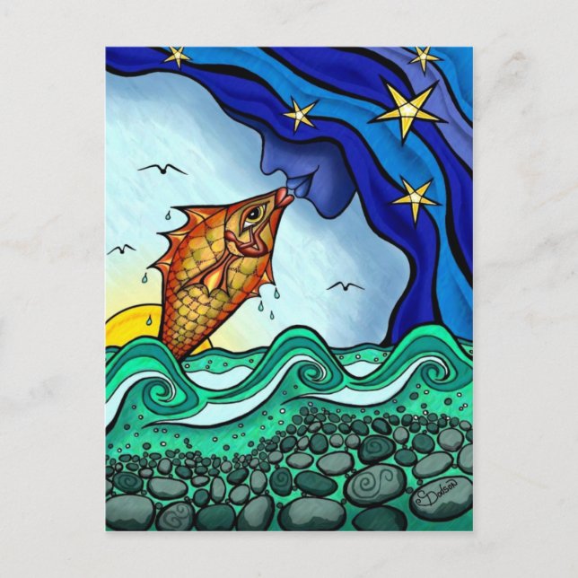 Postal Dulces sueños (Anverso)