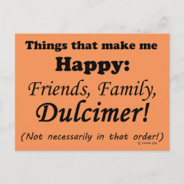 Postal Dulcimer me hace feliz