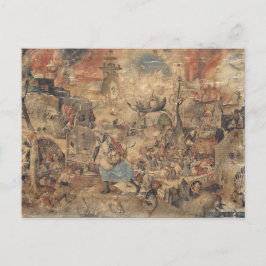 Postal Dulle Griet (Mad Meg) por Pieter Bruegel