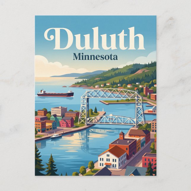 Postal Duluth Minnesota (Anverso)