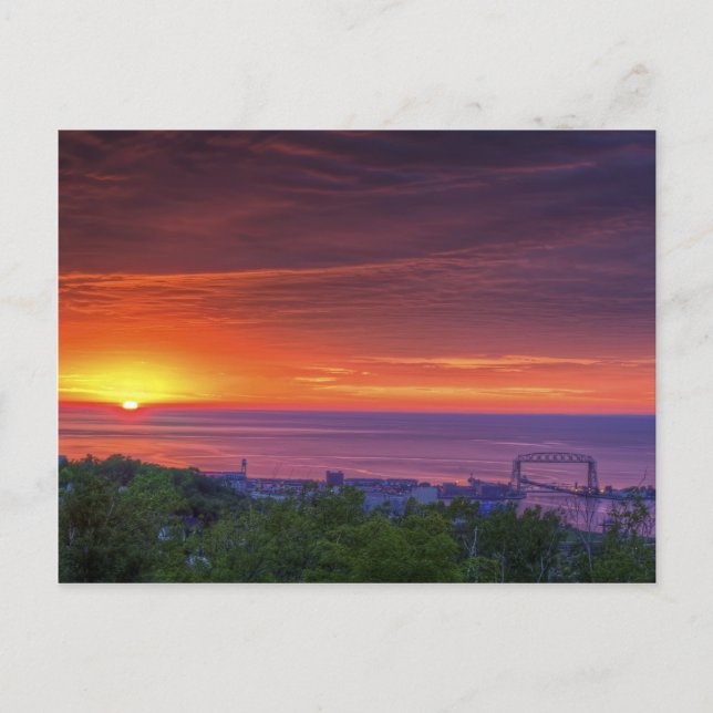 Postal Duluth Sunrise (Anverso)