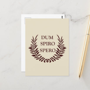Postal Dum spiro