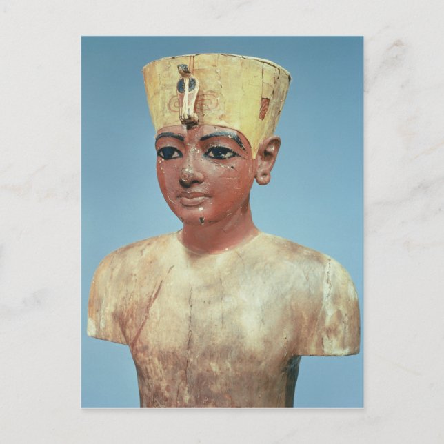 Postal Dummy' del joven Tutankhamun vestido (Anverso)