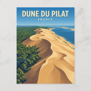 Postal Duna de Pilat Francia