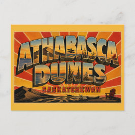 Postal Dunas de Arena Athabasca Saskatchewan Maravilla de