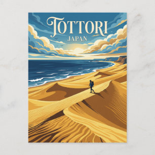 Postal Dunas de arena de Tottori Japón