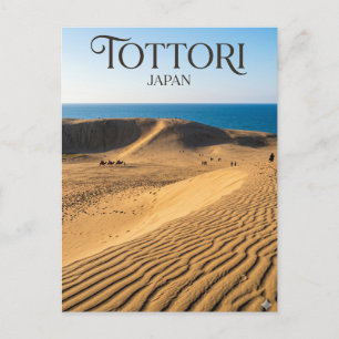 Postal Dunas de arena de Tottori Japón