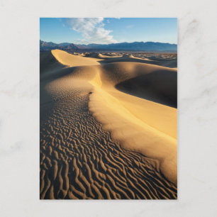 Postal Dunas de arena en Death Valley, CA