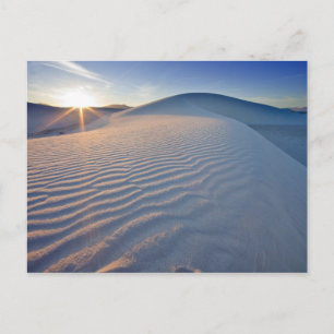 Postal Dunas de arena en el Monumento Nacional White Sand
