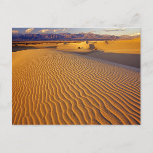 Postal Dunas de arena Mesquite Flat en Death Valley
