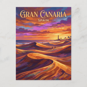 Postal Dunas de Maspalomas España