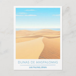 Postal Dunas de Maspalomas Las Palmas España Viaje