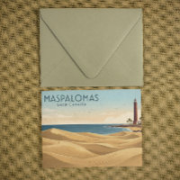 Dunas de Maspalomas Vintage - Gran Canaria Minimal