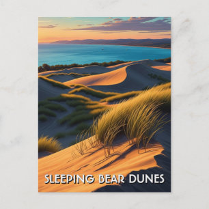 Postal Dunas del Oso Durmiente Viajes a Michigan