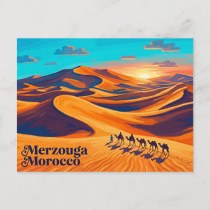 Postal Dunas Erg Chebbi Marruecos