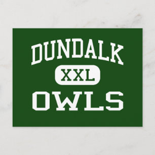 Postal Dundalk - Owls - High School - Baltimore Maryland