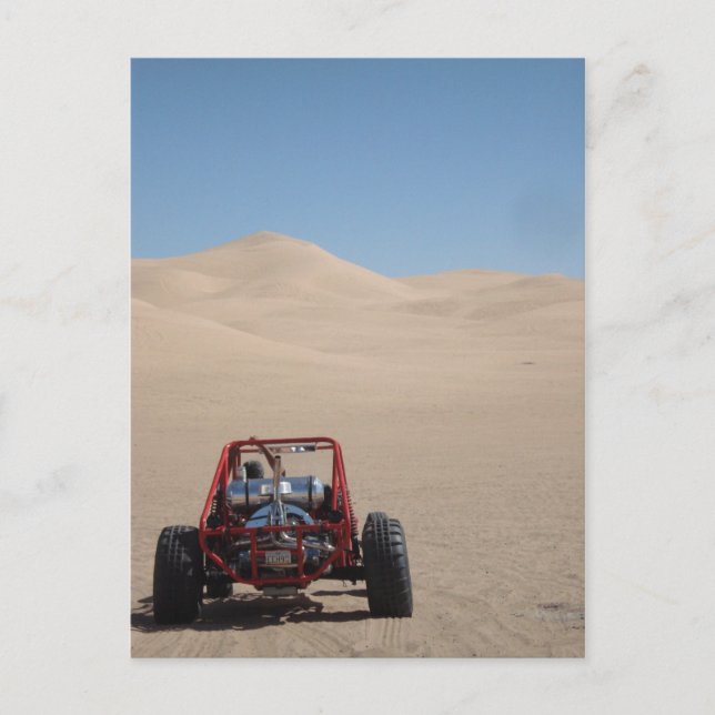 Postal Dune Buggy en arena (Anverso)