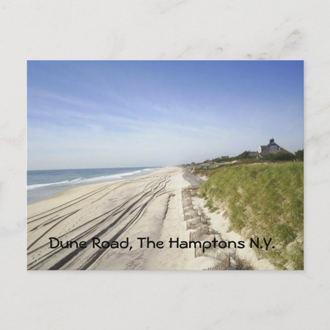 Postal Dune Road, The Hamptons N.Y. (Anverso)