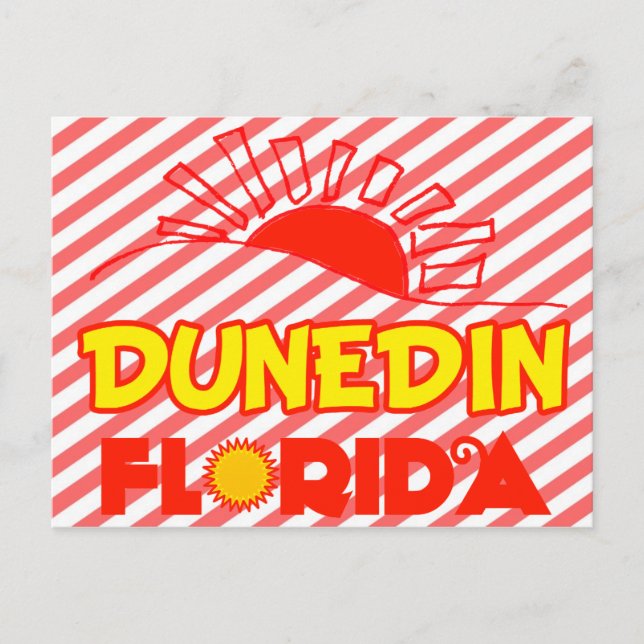 Postal Dunedin, Florida (Anverso)