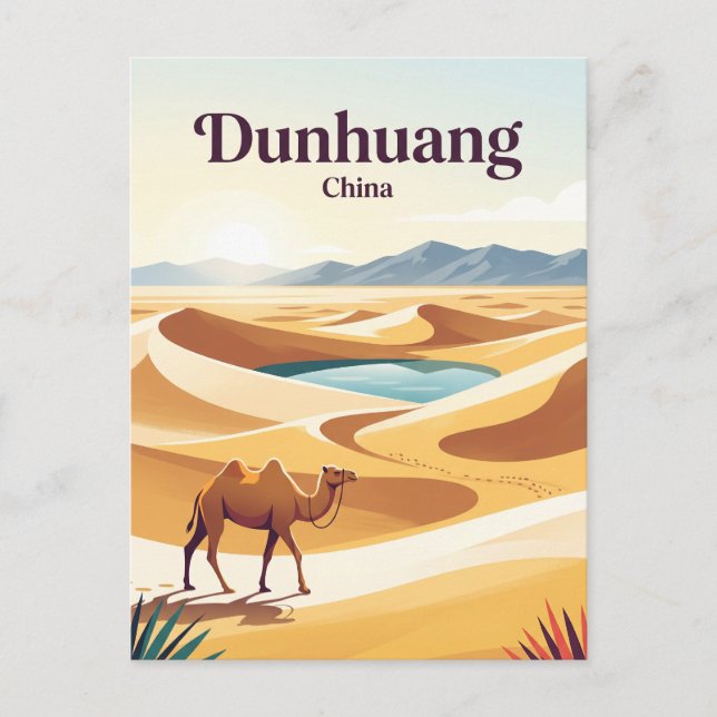 Postal Dunhuang China (Anverso)
